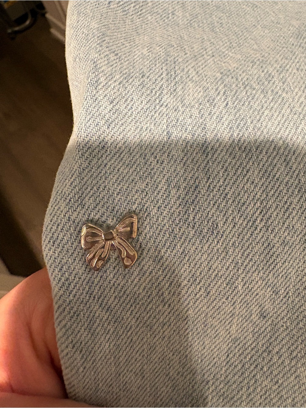 FARM Rio Bows Embroidery Denim Jacket - Picture 7 of 13